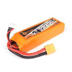 11.1V 2200mAh Orange Lithium polymer battery-Robocraze