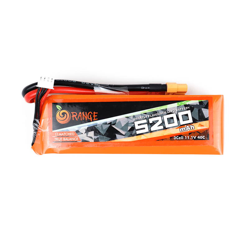 11.1V 5200mAh Orange Lithium polymer battery-Robocraze