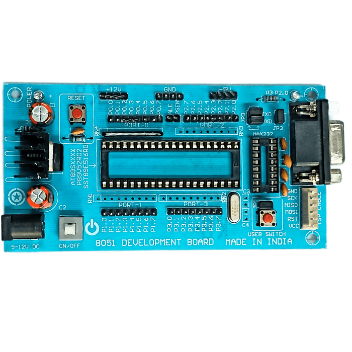 8051 Development Board (Made in India) – Microcontroller development board for projects -Development Board -Robocraze