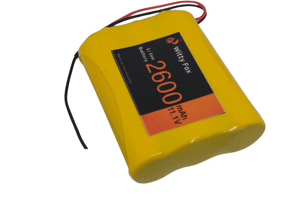 Witty Fox 11.1V 2600mAh Li-ion Battery – Compact battery for remote controls. -Lithium Battery -Robocraze