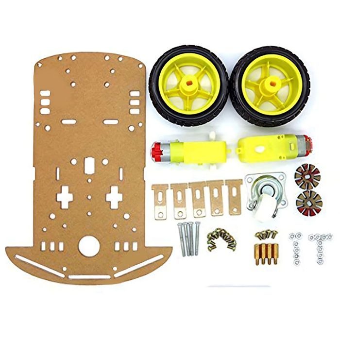 2WD Two Wheel Drive DIY Smart Robot Car Chassis kit - Robocraze