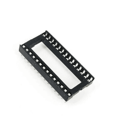 28 Pin Wide IC Base (Pack of 5) – Durable 28-pin wide IC base for IC protection & replacement. -Robocraze