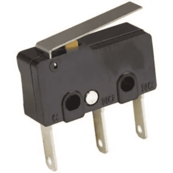 Arm Lever 28mm, 250V 5A SPDT 3-Pin Momentary Plastic Micro Limit Switch-Robocraze