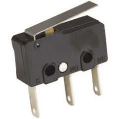SPDT 3-pin 250V 6A micro limit switch with 15mm arm lever for CNC or 3D printer -Robocraze