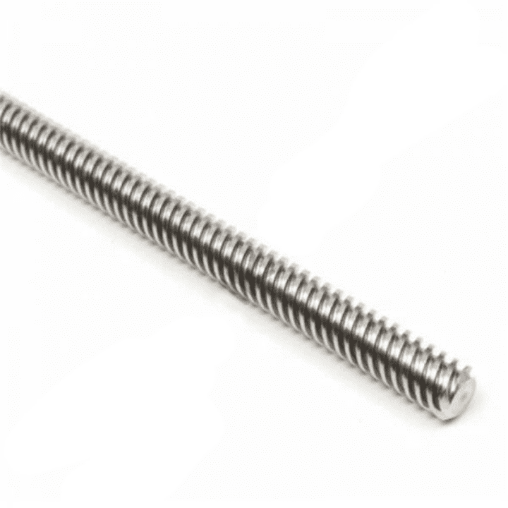 Custom length T8 stainless steel threaded rod for linear motion -Lead Screw -Robocraze