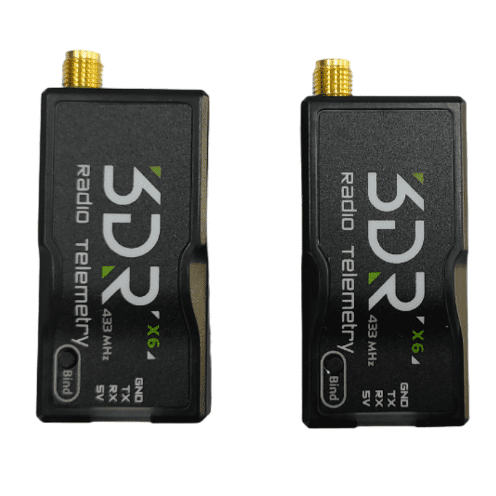 3DR Radio Telemetry 433MHz 500mW(X6) - 433MHz 500mW 3DR Telemetry Module for UAV & drone data transmission. -Robocraze