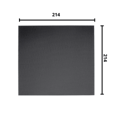 Ultrabase 214x214mm glass bed platform for stable 3D printer builds -Robocraze