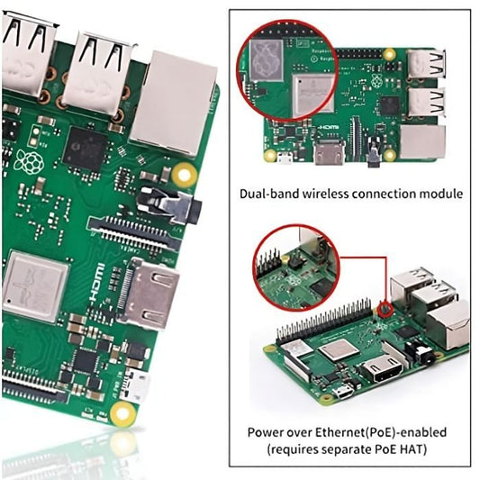 Raspberry Pi 3B+ – Reliable Raspberry Pi Board with enhanced processing power & connectivity. -Robocraze
