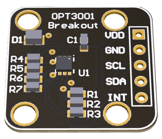 Witty Fox OPT3001 Digital Ambient Light Sensor - Precise LUX meter sensor for light detection. -Light Sensor -Robocraze