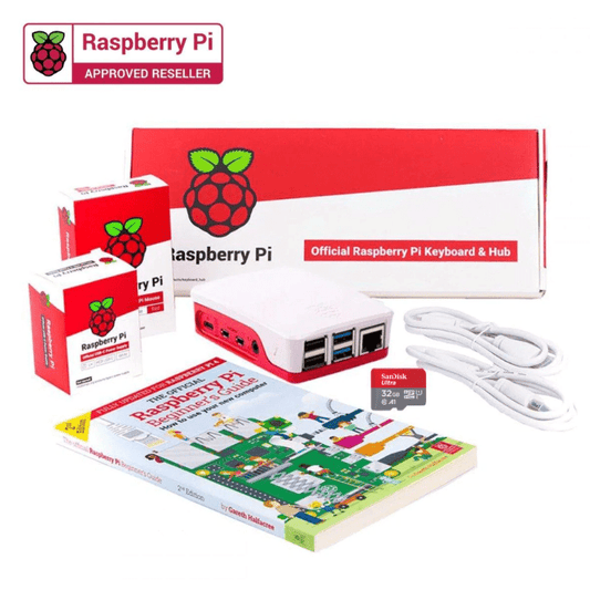 Desktop Combo Kit for Raspberry Pi 4 Model B (without Raspberry Pi 4)-Robocraze