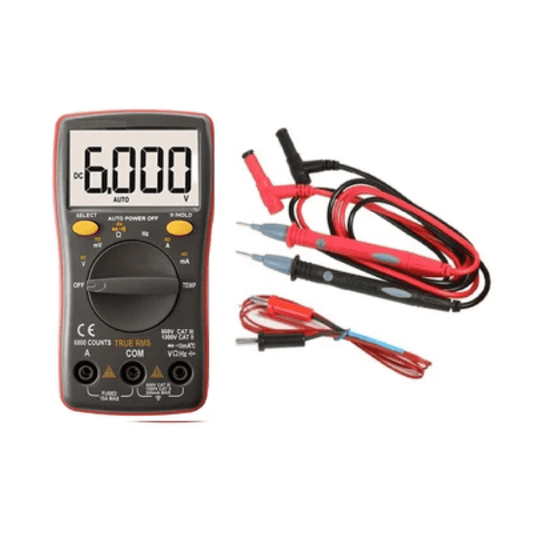 MetroQ MTQ 109+ Multimeter – Reliable & easy-to-use meter for electrical testing.-Digital Multimeter -Robocraze