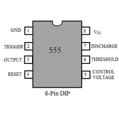 555 Timer IC – 555 timer IC for pulse generation and timing circuits - Robocraze
