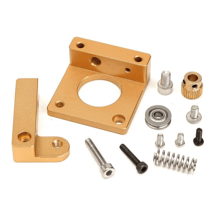 MK8 short handle right aluminum alloy extruder block -Extruder Assembly -Robocraze