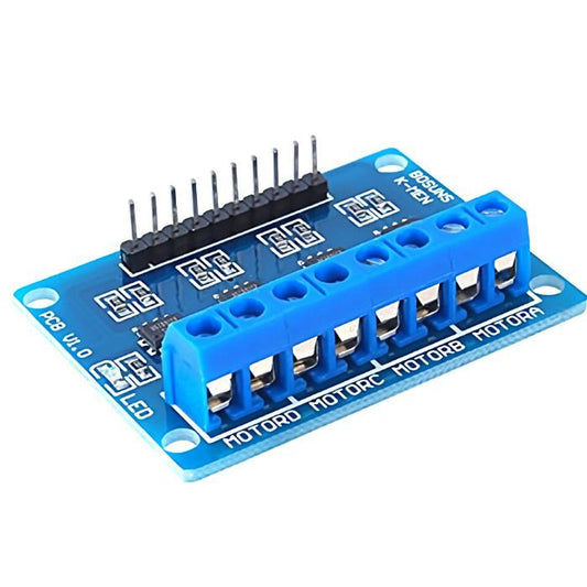 HG7881 H-Bridge 4CH DC - 2CH Stepper Motor Driver Board – Versatile motor driver for robotics & automation – Robocraze