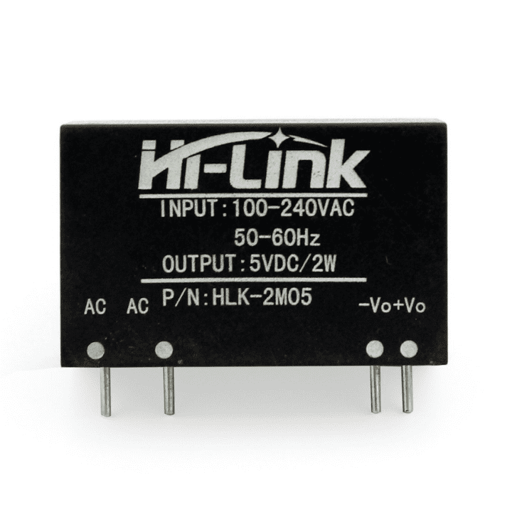Hi-Link HLK-2M05 5V 0.4A Power Module – Compact AC-DC converter for electronics. -Power Adapter -Robocraze