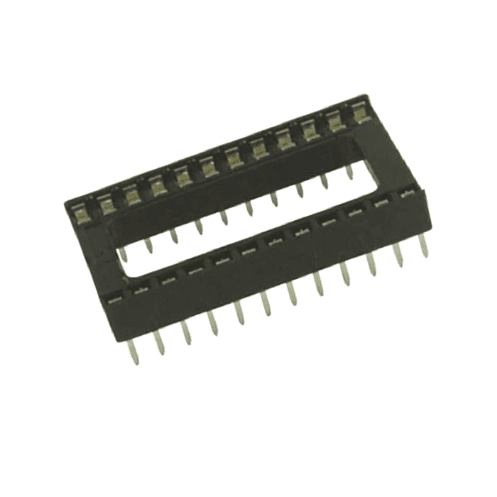 24 Pin Wide IC Base (Pack of 5)