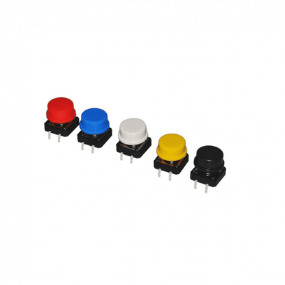 Tactile Push Button Switch Assorted Kit - 25 Pieces pack-Robocraze