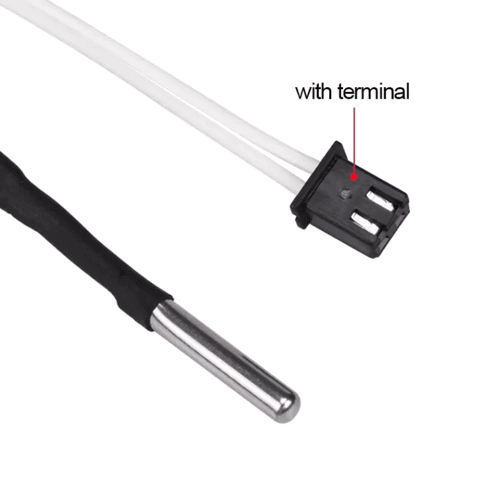 NTC100K Thermistor Sensor for 3D Printer – Precise 3D printer accessories for temperature detection. -Robocraze
