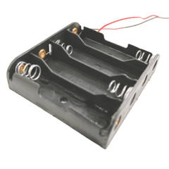 18650 4-Cell Holder – For DIY battery packs & electronics. -Battery Accessories -Robocraze