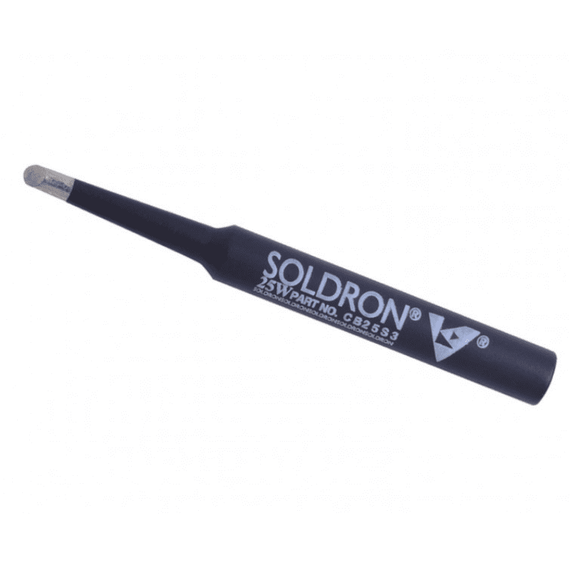 Soldron Black Ceramic Coated Delux Spade Bit for Soldron 25W Soldering Iron - CB25S3-Robocraze