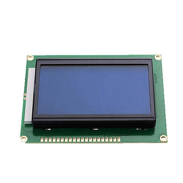 JHD 128x64 Graphic LCD - Blue Backlight – 128x64 JHD LCD with blue backlight - LCD Display - Robocraze