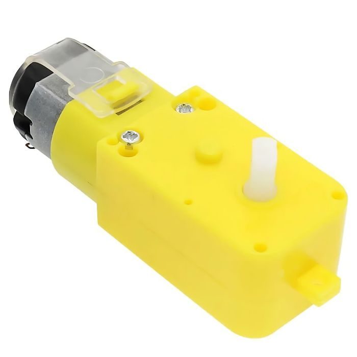 200 RPM Single Shaft BO Gear Motor – Compact motor for DIY robots & battery projects. -Robot Motors -Robocraze