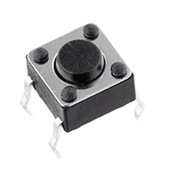 12x12x7.3mm Tactile Push Button (10-Pack) – Sensitive switches - Mini Switch - Electronic Components -Robocraze