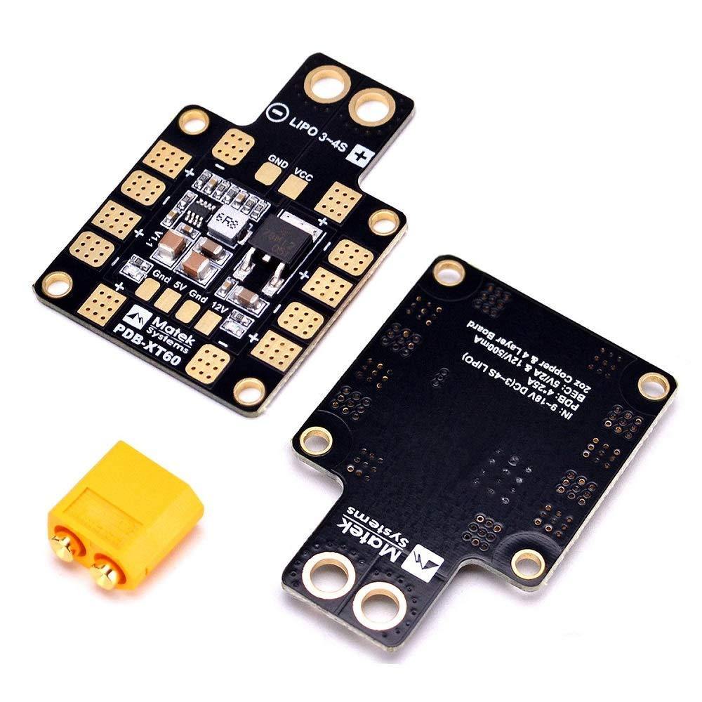 Matek Systems PDB-XT60 Power Distribution Board – Reliable power for drones. -DIY Drone Parts -Robocraze