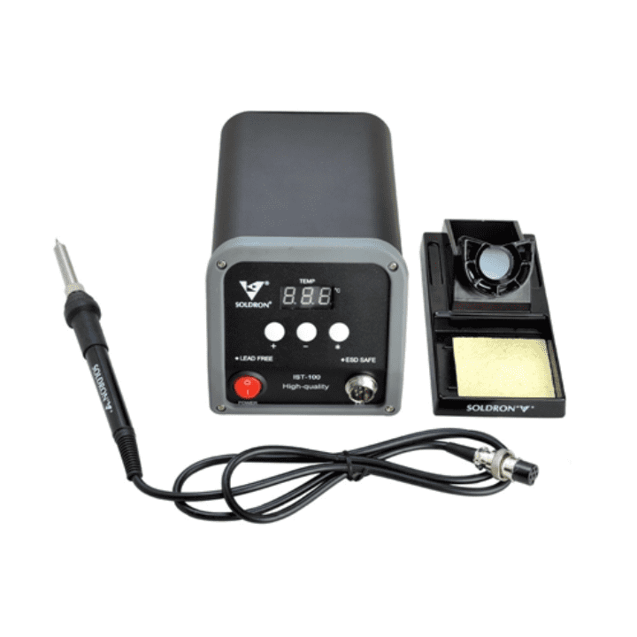 Soldron IST-100 Soldering Station – Eddy current soldering station – soldering station - Soldering Kit -Robocraze