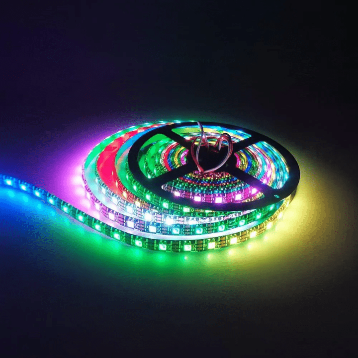 24V RGB 5050 SMD LED Strip 5M – High-brightness flexible LED strip - Electronic Components - Robocraze