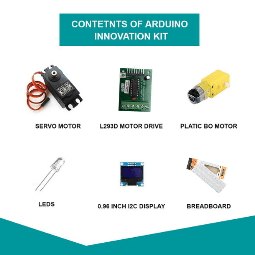 Arduino Innovation Kit for Innovative Engineering-Robocraze