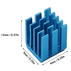 Aluminium Heat Sink – Cooling part for CNC & 3D printers. -3D Printer Accessories -Robocraze