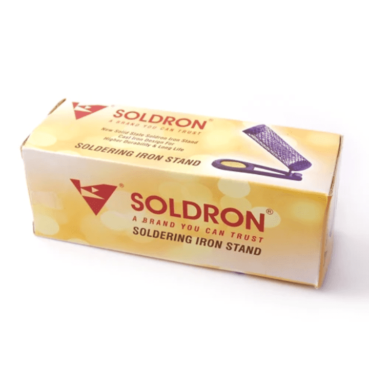 Soldron Iron Stand with Sponge – Stable stand for safety – soldering iron stand - Soldering Kit -Robocraze