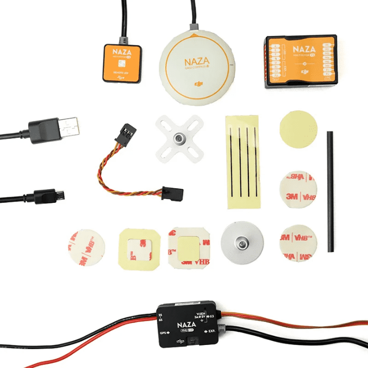 Original DJI NAZA M V2 Flight Controller With GPS & PMU V2 for Multirotor Quadcopter-Robocraze