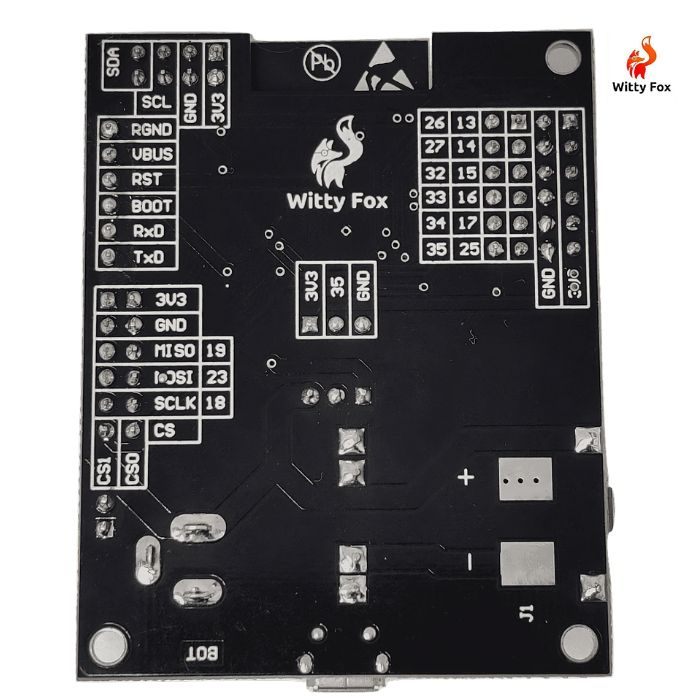 Witty Fox ESP32 Storm Board + Battery – Wireless programming-ready. -Nodemcu ESP Board -Robocraze