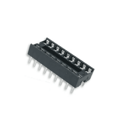 18 Pin Narrow IC Base (Pack of 5) – Durable 18-pin IC socket base for easy IC replacement. -Robocraze