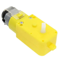 300 RPM Straight Single Shaft BO Gear Motor, ideal for battery-operated vehicles – Robot Motors - Robocraze