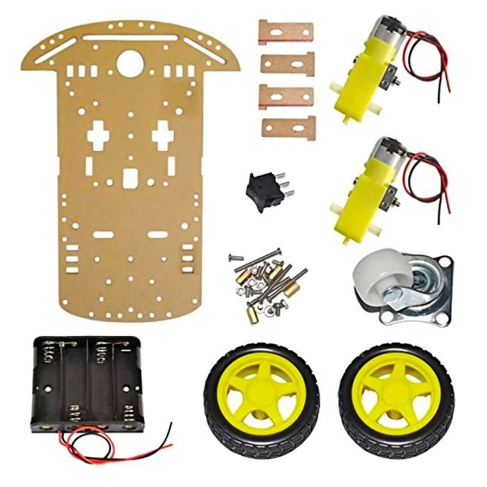 UNO DIY Line Follower Kit compatible with Arduino-Robocraze