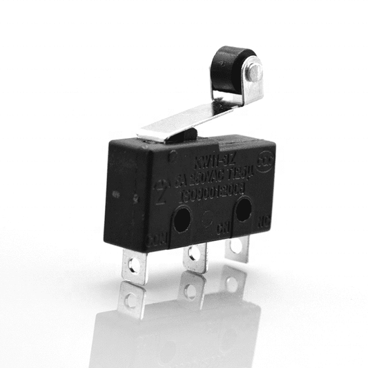 Micro limit switch with roller for RepRap Prusa CNC 3D printers 250VAC 5A -Robocraze