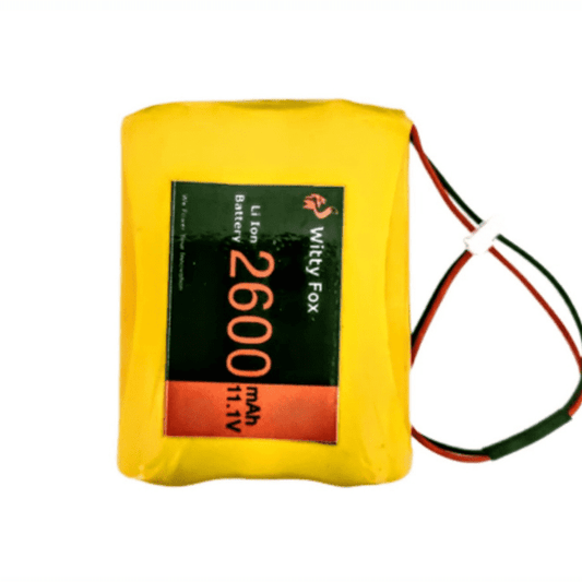 Witty Fox 11.1V 2600mAh Li-ion Battery – Compact battery for remote controls. -Lithium Battery -Robocraze