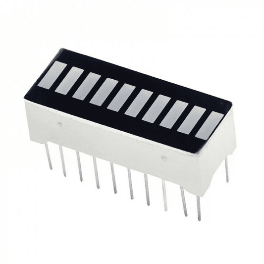 10 Segments 4 Colors Stripe Digital Bar Graph – Multi-segment LED for indicators - Electronic Components - Robocraze