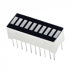 10 Segments 4 Colors Stripe Digital Bar Graph – Multi-segment LED for indicators - Electronic Components - Robocraze