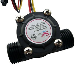 1/2 Inch Water Flow Sensor - YF-S201 - Water flow sensor for liquid flow measurement. -Water Flow Sensor -Robocraze