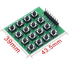 Matrix 16 Button Keypad Module (4x4 Keypad) – Multi-keypad module - Mini Switch - Robocraze