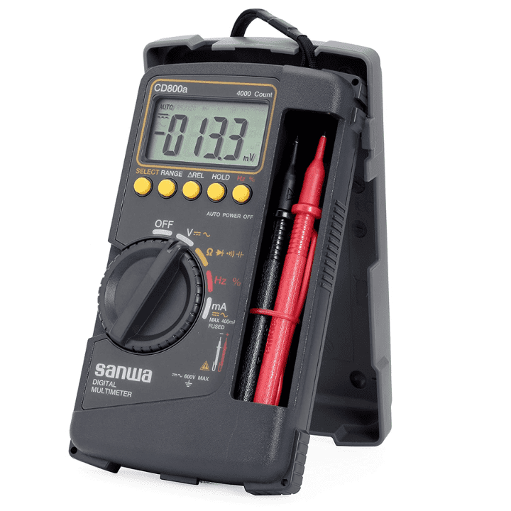 SANWA CD800A Digital Multimeter – Compact, precise voltage & current measuring tool.-Digital Multimeter -Robocraze