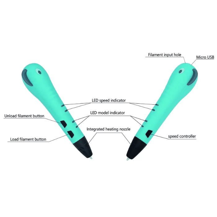 Ganesha P65 3D Pen – High-quality 3D printing pen for creative designs and DIY projects. -3D Printer - Robocraze