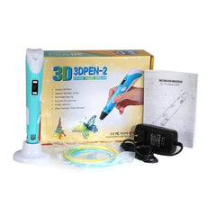 3D Printing Pen with Filament, Adapter, and Manual – Complete 3D printing pen set -3D Printer - Robocraze