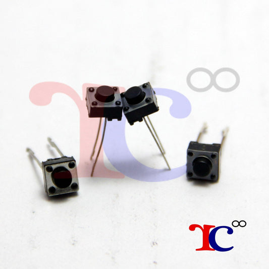 2 Pin Button Switch (Pack of 10) – Compact button switches - Mini Switch - Robocraze