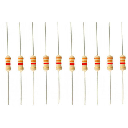 3.3k Ohm Resistor - (Pack of 10)-Robocraze