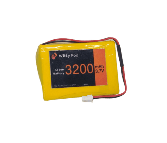Witty Fox 3.7V 3200mAh Li-ion Battery – High-quality battery for electronics. -Lithium Battery -Robocraze